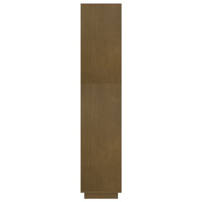 vidaXL Book Cabinet/Room Divider Honey Brown 80x35x167 cm Solid Pinewood