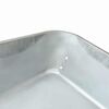 vidaXL Wheelbarrow Tray Replacement Silver 90 x 63 x 28 cm Steel