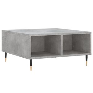 vidaXL Coffee Table Concrete Grey 60x60x30 cm Engineered Wood