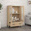 vidaXL Highboard Sonoma Oak 70x31x115 cm Engineered Wood