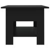 vidaXL Coffee Table Black 102x55x42 cm Engineered Wood
