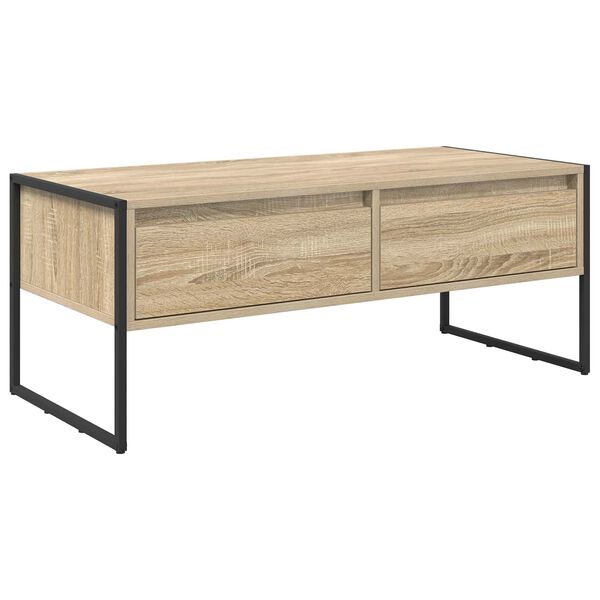 vidaXL Coffee Table Sonoma 100 x 46 x 40 cm Engineered Wood