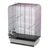 Duvoplus Bird Cage with Accessories Nina 54x34x75 cm Grey and Black