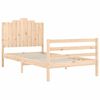 vidaXL Bed Frame without Mattress 100x200 cm Solid Wood