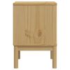 vidaXL Bedside Cabinet FLORO Wax Brown 45x39x57 cm Solid Wood Pine