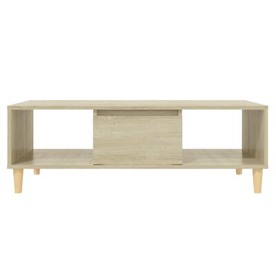 vidaXL Coffee Table Sonoma Oak 103.5x60x35 cm Engineered Wood