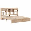 vidaXL Bookcase Bed without Mattress 180x200cm Super King Solid Wood Pine