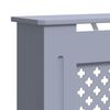 vidaXL MDF Radiator Cover Grey 78 cm