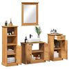 vidaXL Bathroom Furniture Set VIGO 4 pcs Honey Brown Solid Pine Wood