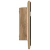 vidaXL Mirror Artisan oak 80 x 37 cm Glass and Engineered Wood