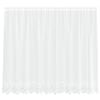 vidaXL Lace Curtain with Curtains White 300 x 140 cm Polyester