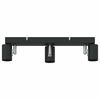 vidaXL Ceiling Spotlight Black 38 x 6.5 x 11.5 cm Metal