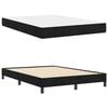 vidaXL Box Spring Bed with Mattress Black 140 x 210 cm Fabric