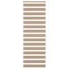vidaXL Zebra Blind Sand Brown 90x230 cm Fabric Width 85.9 cm Polyester