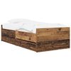 vidaXL Bed Frame Old Wood Engineered Wood