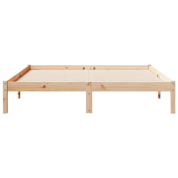 vidaXL Extra Long Bed Frame without Mattress 160x220 cm Solid Wood Pine