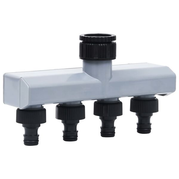 vidaXL Garden Automatic Water Timer 4 Way Valve