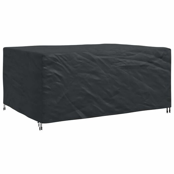 vidaXL Furniture Cover Plain Black 240 x 180 x 100 cm 210D