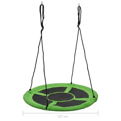 vidaXL Swing 110 cm 100 kg Green
