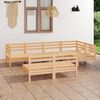 vidaXL 7 Piece Garden Lounge Set Solid Pinewood