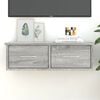 vidaXL Wall Cabinet Grey Sonoma 60x26x18.5 cm Engineered Wood