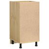 vidaXL Cabinet with Drawer Honey 40 x 46 x 81.5 cm Solid Pine Wood