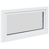 vidaXL Basement Window "RISOR" 110x60 cm Tilt&Turn DIN Right White