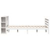 vidaXL Bookcase Bed without Mattress White 160x200 cm Solid Wood Pine