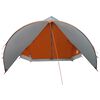 vidaXL Teepee Tent 9-Person Grey and Orange 502 x 502 x 297 cm
