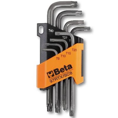 Beta Tools Eight Piece Torx Key 97RTX/SC8 Steel 000970263