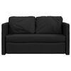 vidaXL Folding Sofa Bed Black 112 x 60 x 60 cm Fabric