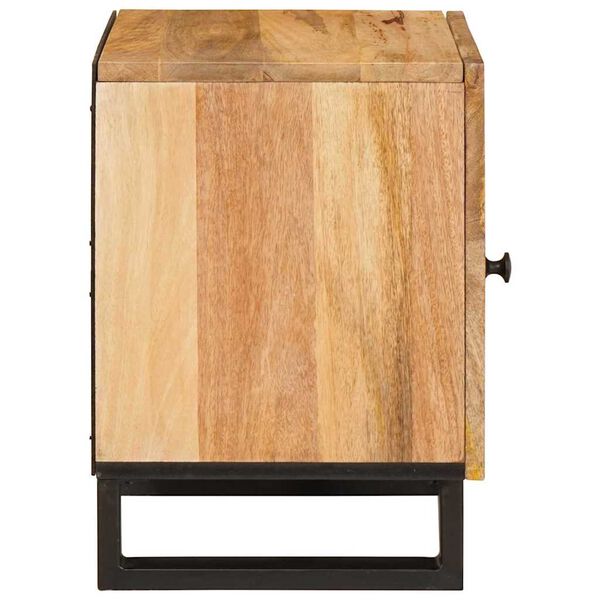 vidaXL Bedside Cabinet Natural 40 x 33 x 46 cm