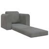 vidaXL Folding Sofa Bed Dark Grey 98 x 71 x 83 cm Velvet