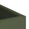vidaXL Garden Planter Olive green 50 x 32 x 40 cm Cold-rolled Steel