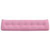 vidaXL Back Pillow Pink 200 x 24 x 50 cm Fabric