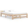 vidaXL Bed Frame without Mattress Solid Pine Wood 120x200 cm