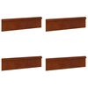 vidaXL Snail Fences 8 pcs Rusty Weathering Steel