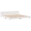 vidaXL Bed Frame without Mattress White 200x200 cm Solid Wood Pine