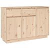 vidaXL Sideboard | Natural Pine | Solid Pine Wood | Medium | Sideboard