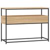 vidaXL Console Table Sonoma Oak 100x40x75 cm Engineered Wood