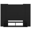 vidaXL Wall TV Cabinet Black 120x23.5x90 cm Engineered Wood