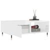 vidaXL Coffee Table High Gloss White 90x60x35 cm Engineered Wood