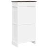vidaXL Shoe Cabinet Brown 50x28x98 cm Paulownia Wood