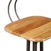 vidaXL Bar Chairs 2 pcs Solid Reclaimed Teak Wood