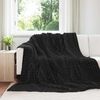 vidaXL Throw Blankets 6 pcs Black 240 x 220 cm Fleece