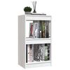 vidaXL Book Cabinet White 40x30x71.5 cm Solid Pinewood