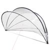 vidaXL Pool Dome Folding Manual Transparent 430 x 430 x 210 cm PVC