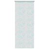 vidaXL Shower Roller Blind | see-through with blue bubbles