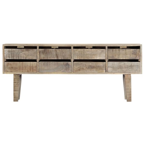 vidaXL Sideboard 140x30x60 cm Solid Mango Wood