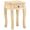 vidaXL Bed Cabinet 28x28x46 cm Solid Mango Wood